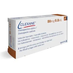 Enoxaparina Sodica 80 Mg/ 0.8 Ml Clexane