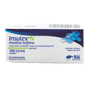 Insulina Humana 100 Iu / Ml  (Insulex N)