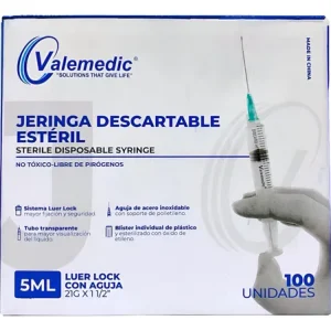 Jeringa 5Ml Aguja 21G X 1 1/2