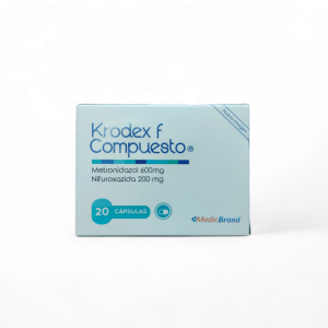 Metronidazol 250Mg/5Ml Nifuroxazida 200Mg/5Ml Krodex F Compuesto Fco X 120Ml