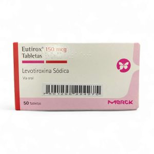 Eutirox 150Mg Levotiroxina Sodica X 50 Tabletas