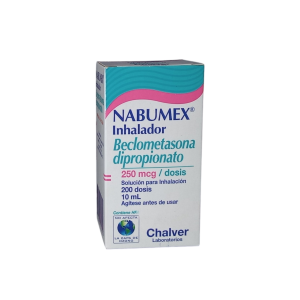 Beclometasona Dipropionato Nabumex Inhalador 250Mcg/Dosis 10Ml