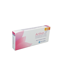 Aco Levonorgestrel 0.15Mg + Etinilestradiol 0.03Mg Activa 21 Cja X 21 Grageas