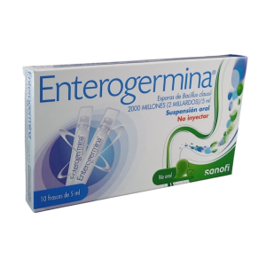Enterogermina 2 Millardos / 5Ml Susp Oral X 10 Viales