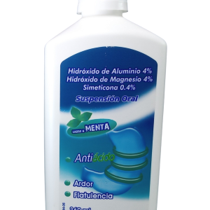 Hidroxido De Aluminio Menta 360Ml Susp Oral Antiacid