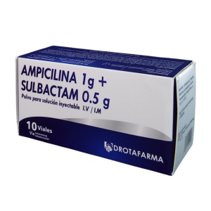 Ampicilina+Sulbactan 1,5G I.M / I.V