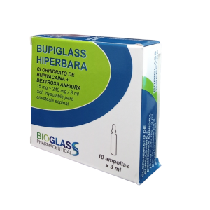 Bupivacaina Pesada / Dextrosa Anhidra  15 Mg + 240 Mg  (Al 0,5%) / 3Ml  Bupiglass Hiperbara