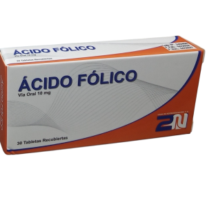 Acido Folico 10Mg X 30 Tabletas