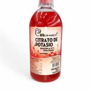 Citrato De Potasio Solucion Al 10%  1000 Ml Edulcorada