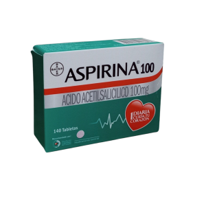Acido Acetilsaliciilico Aspirina100 100Mg X 14 Tab