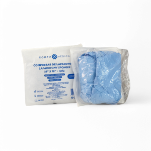Compresas De Laparotomia 18" X 18" -  4Ply X 5 Und Compo Medica