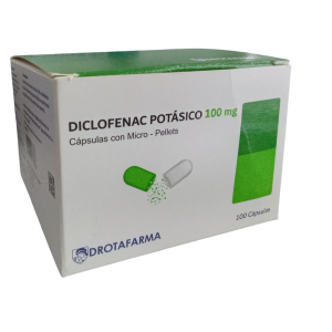 Diclofenac Potasico 100Mg Blister X 10 Capsulas Microgranuladas