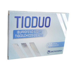 Ibuprofeno+Tiocolchicosido 600Mg/4Mg Caja X 20 Tabletas (Tioduo)