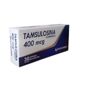 Tamsulosina 400Mcg Clorhidrato X 30 Tab