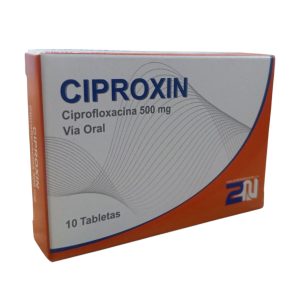 Ciprofloxacina Ciproxin 500Mg X 10 Tab