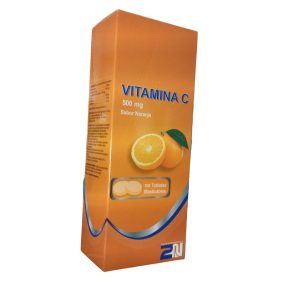 Vitamina C 500Mg Sabor A Naranja X 100 Tabletas