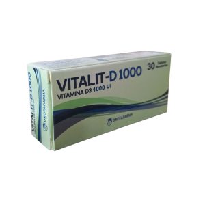 Vitamina D3 1000 U.I. Caja X 30 Tab Vitalit-D 1000Ui