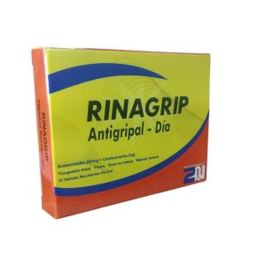 Rinagrip Dia 650Mg + 2Mg Caja X 10 Tabletas
