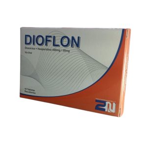 Diosmina+Hesperidina Dioflon 450Mg / 50Mg X 10 Tab