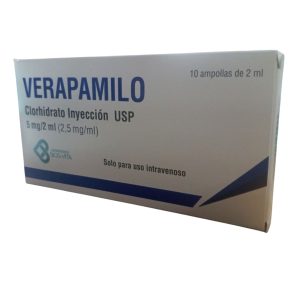 Verapamilo Clorhidrato 5Mg/2Ml (2.5Mg/Ml) I.V.