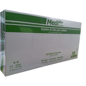 Guantes De Examen Desechable X 100 Und Talla L Examtex