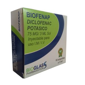 Diclofenac Potasico 75Mg / 3Ml I.V I.M Biofenap