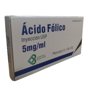 Acido Folico 5Mg / Ml I.V / I.M