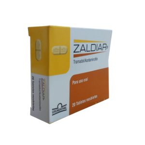 Zaldiar Tramadol / Acetaminofen  X 20 Tabletas