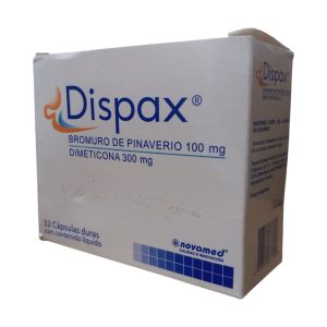 Bromuro De Pinaverio / Dimeticona 100Mg / 300Mg Dispax X 32 Caps