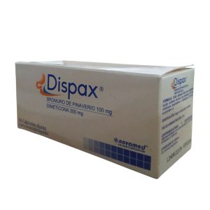 Bromuro De Pinaverio / Dimeticona 100Mg / 300Mg Dispax X 16 Caps