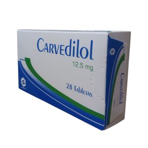 Carvedilol 12,5Mg  X 28 Tabletas