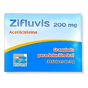N-Acetilcisteina 200Mg (Zifluvis) Granulado Para Solucion Oral Caja X 30 Sobres