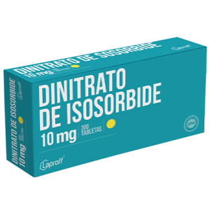 Dinitrato de Isosorbide 10 mg x blister de 10 tab