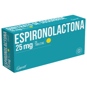Espironolactona 25mg Blister x 10 tab