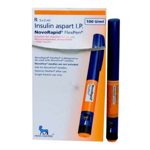 Novolin Rapid Flex Pen 100 IU/ML insulina Asparta
